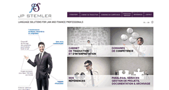 Desktop Screenshot of jpstemler.com